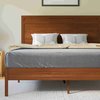 Flash Furniture Brown Queen Wooden Platform Bed with Headboard MG-09003QB-Q-BRN-GG